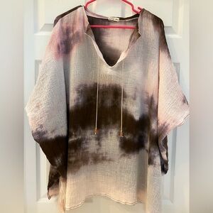 Mystic Sun gauze beach coverup